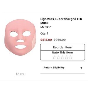 MZ Skin LED acne/anti-aging mask